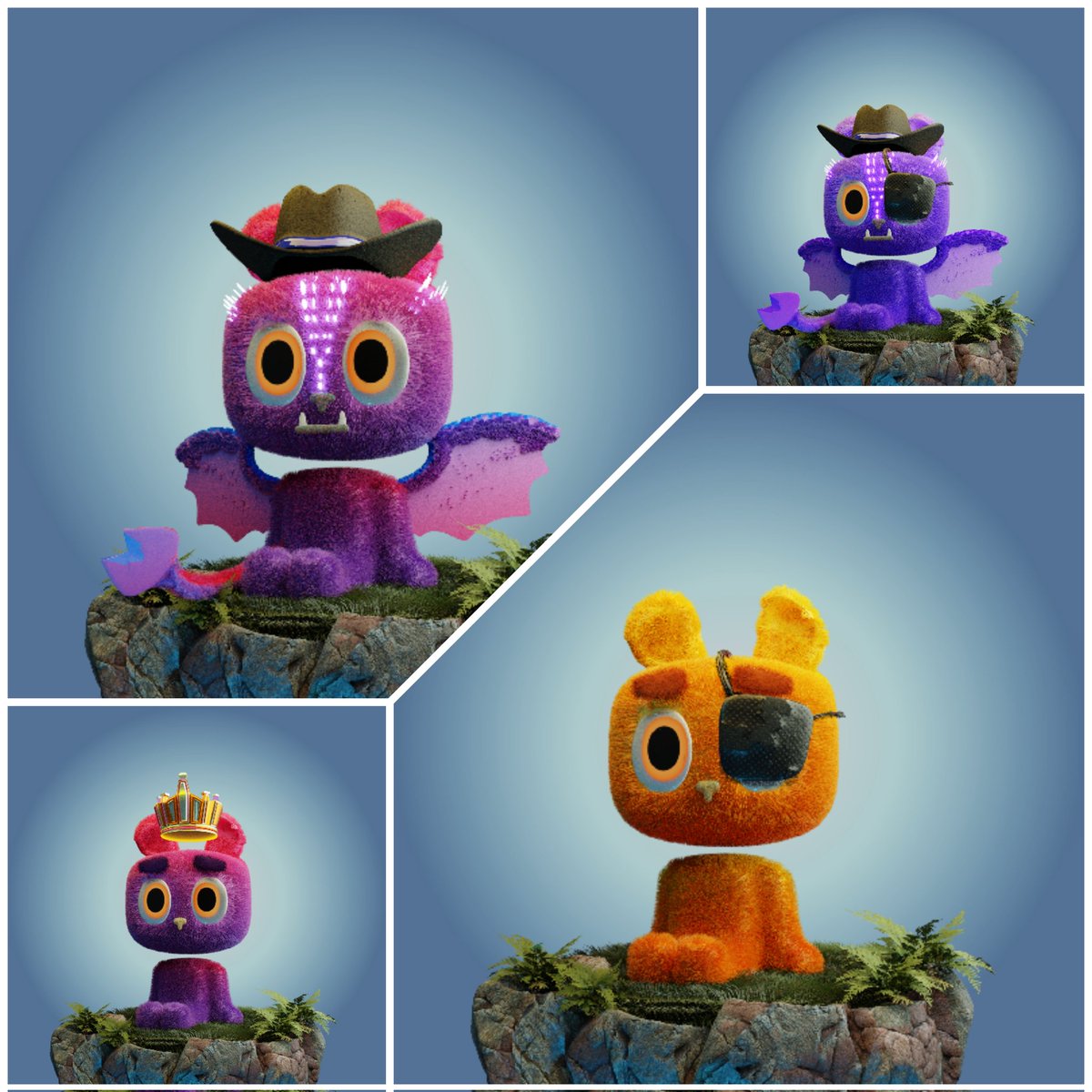 Consider vote for <a href="/Flurtiesnft/">Flurties</a> from #MissionNFT
Flurties is an amazing NFT collection with great colors and features for every character! I really love this cute one. Add on your favourite list if you love it.
Project details: bit.ly/3Q3iRYz

#Telos $TLOS