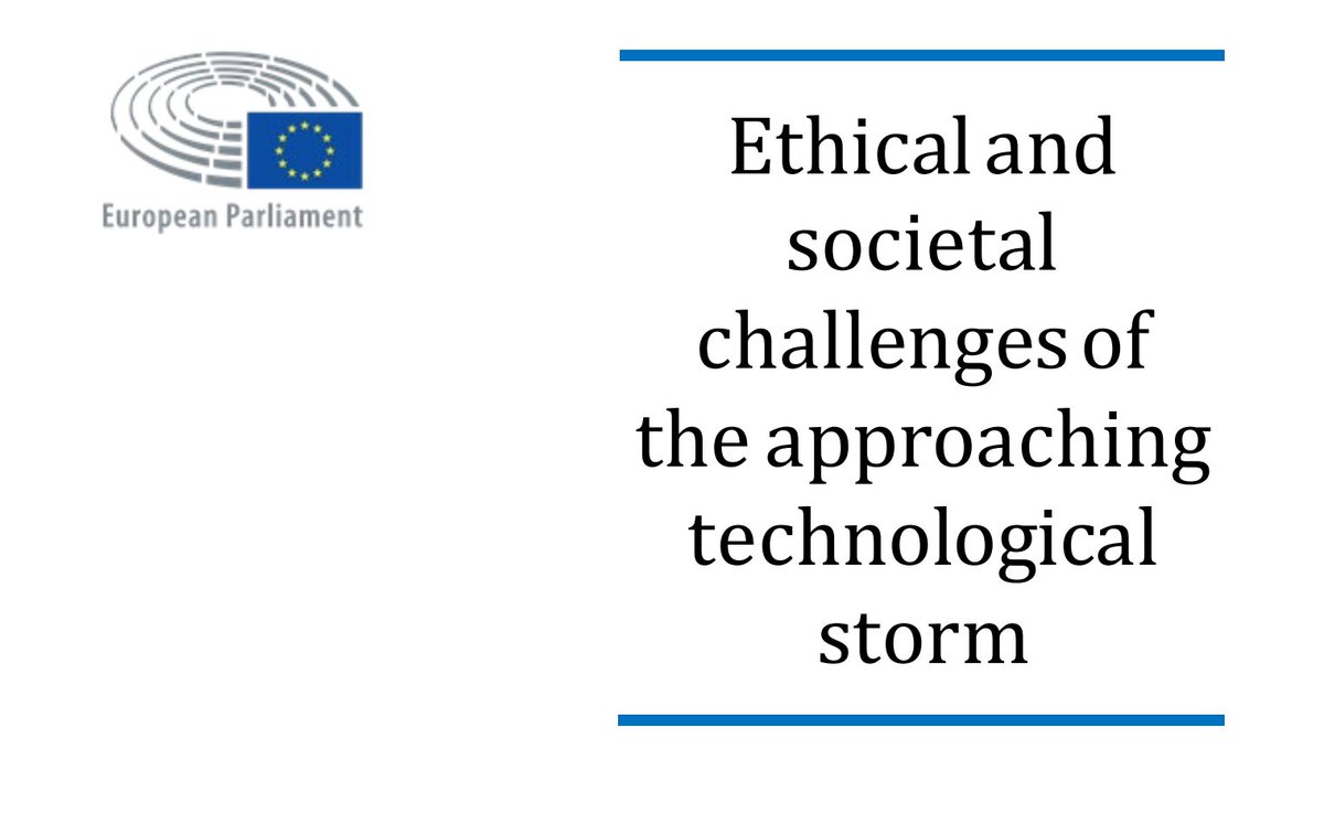 STOA Panel (@ep_sciencetech) on Twitter photo Just published:
Study 'Ethical & societal challenges of the approaching technological storm'
👉europa.eu/!MtBpDY
@TristandeWildt <a href="/hoven_j/">Jeroen van den hoven</a> @TUDelft #STOA #responsibleinnovation #digitalethics #AI #6G #IoT #blockchain <a href="/EvaKaili/">Eva Kaili 🇬🇷🇮🇹</a> @MEP_Ehler Just published:
Study 'Ethical & societal challenges of the approaching technological storm'
👉europa.eu/!MtBpDY
@TristandeWildt <a href="/hoven_j/">Jeroen van den hoven</a> @TUDelft #STOA #responsibleinnovation #digitalethics #AI #6G #IoT #blockchain <a href="/EvaKaili/">Eva Kaili 🇬🇷🇮🇹</a> @MEP_Ehler