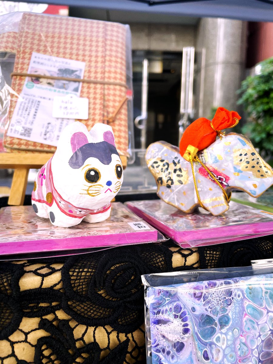 halufactory's tweet image. #夏 本番に差し掛かってまいりましたね！
特に今年の夏は酷暑と聞きます・・
どうぞ、熱中症に気を付けながら、
夏の季節をたくさん満喫してくださいね😌🙏

ところで！
この間は事業所の前で、
小さな #ハンドメイドマーケット を開催いたしました♪
お立ち寄り頂いた皆様に感謝いたします☺️