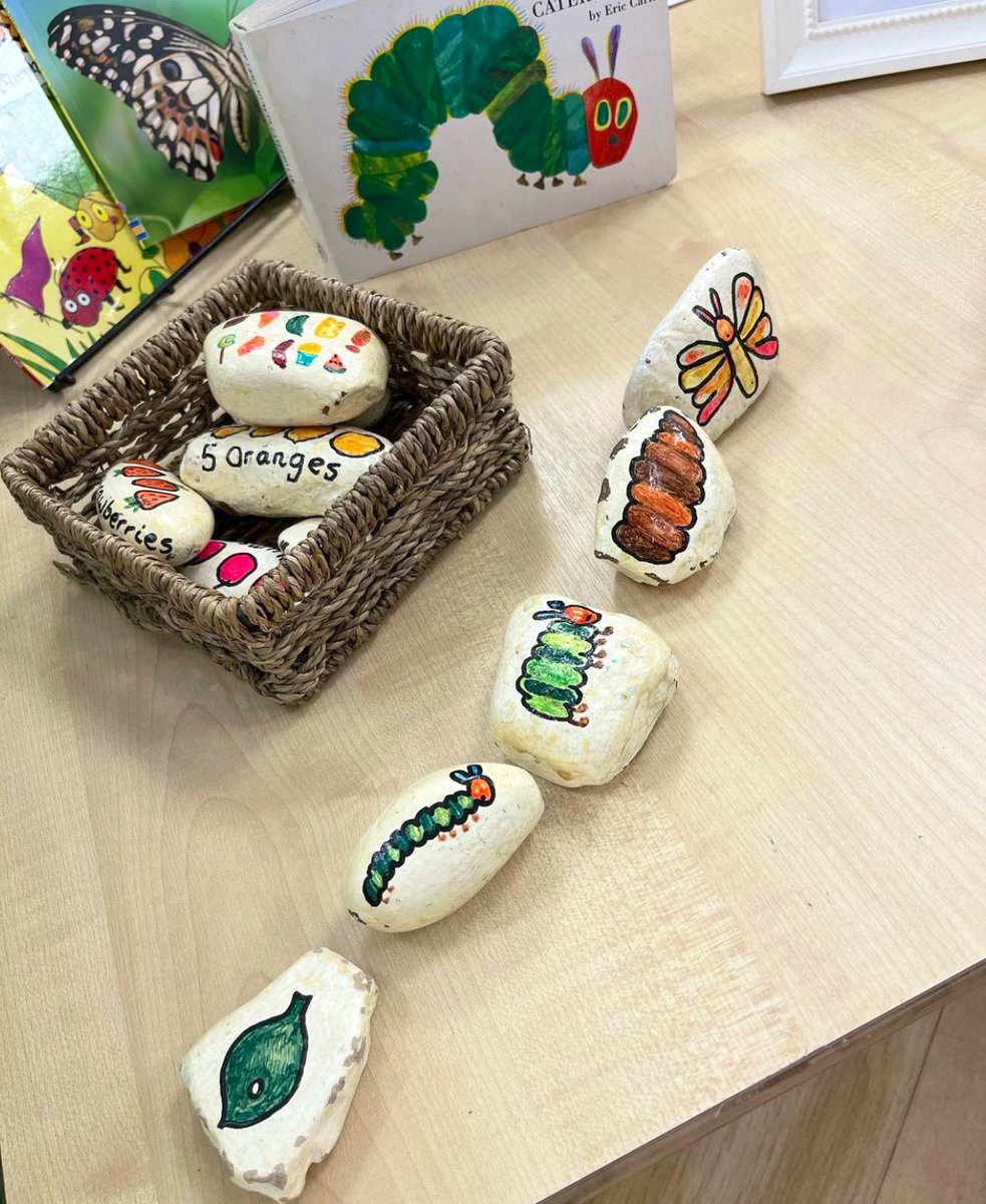 _eyfs_ideas_'s tweet photo. Our Nursery small world play earlier this half term. #ericcarle #theveryhungrycaterpillar #nursery #smallworld #roleplay #eyfs #continuousprovision https://t.co/tklvbna9mZ