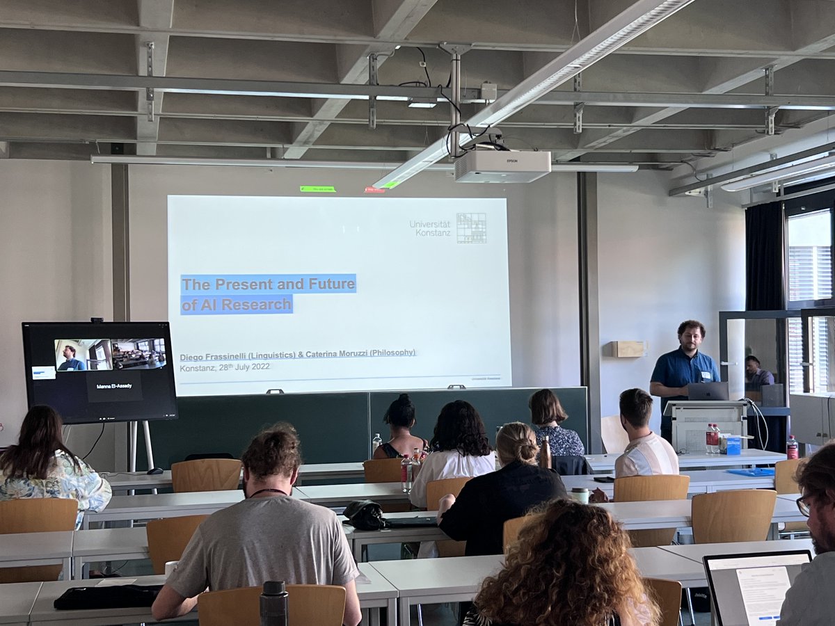 Caterina Moruzzi (@caterinamoruzzi) on Twitter photo Our workshop 'The Present ant Future of #AI Research' is about to start!
Make sure you join us to hear more about the latest innovative research in Artificial Intelligence 🤖
<a href="/UniKonstanz/">Universität Konstanz</a> #Zukunftskolleg Our workshop 'The Present ant Future of #AI Research' is about to start!
Make sure you join us to hear more about the latest innovative research in Artificial Intelligence 🤖
<a href="/UniKonstanz/">Universität Konstanz</a> #Zukunftskolleg