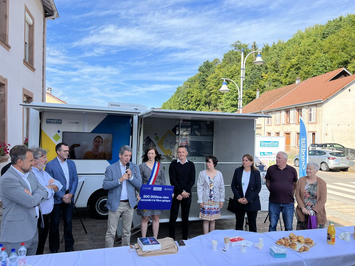 500 000 client raccordé à la fibre <a href="/regiongrandest/">Région Grand Est</a> avec <a href="/LosangeFibre/">LosangeFibre</a> <a href="/lafibreenalsace/">lafibreenalsace</a>