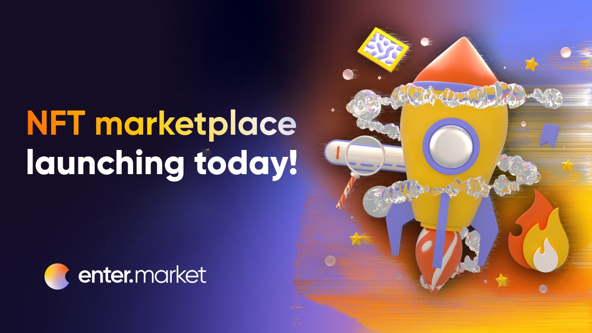 🔊The enter.market Beta is going live TODAY!

Get ready for listing and shopping #NFTs in the enterverse on #Avalanche! 

✔️Amazing discoverability &amp; sorting
✔️Floor prices &amp; properties

Let’s take this to the next level! 🚀

#web3 #blockchain