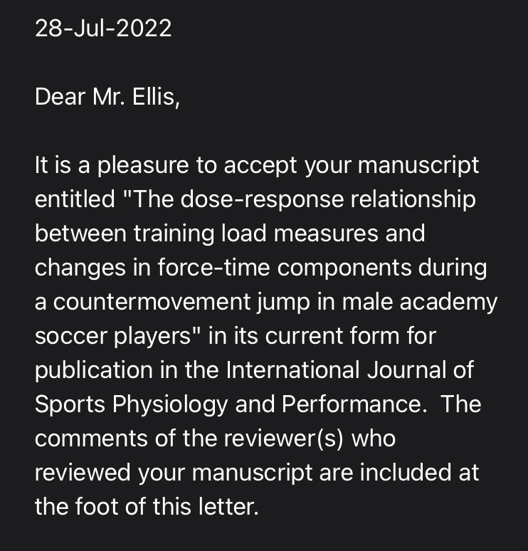 Not bad to wake up to! 

🛰 📈 Dose-response between training load and CMJ in ⚽️ 

Thanks to <a href="/trainingimpulse/">Training Impulse</a> <a href="/TDmyersMT/">Tony Myers</a> <a href="/DickiTaylor/">Rich T</a> &amp; Rhys Morris for their support on this one.

#trainingload #GPS #soccer #PhD #PhDvoice #phdchat 

<a href="/Newman_Uni/">Birmingham Newman University</a> <a href="/Newman_Sport/">Birmingham Newman Sport</a>