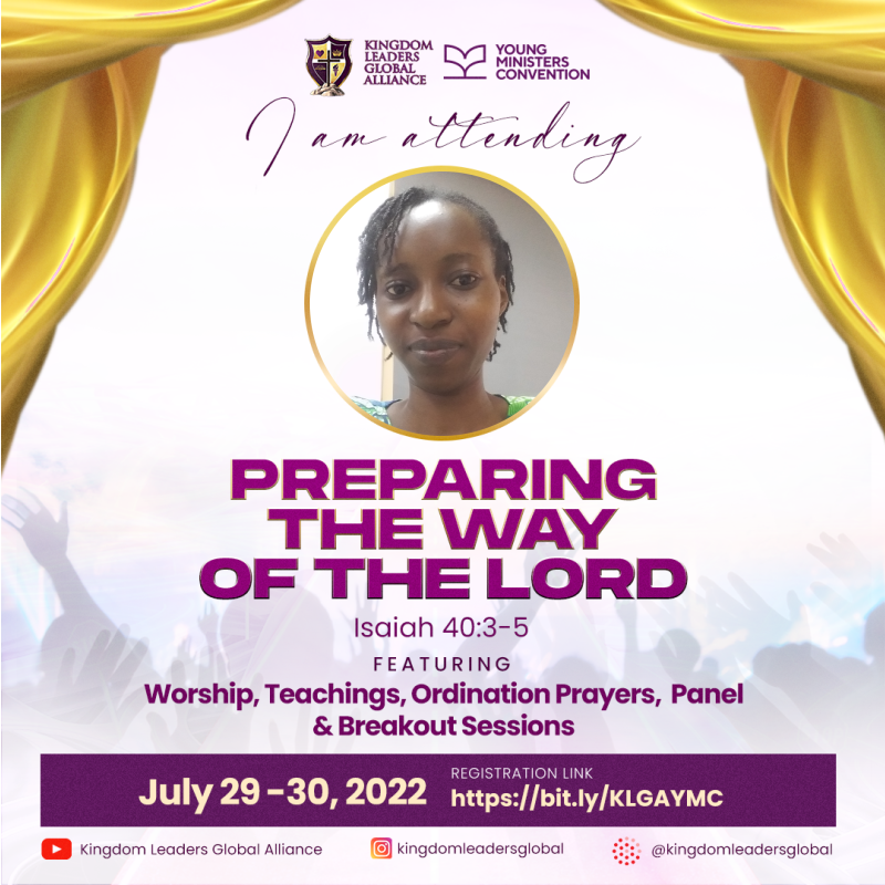 Patkoton's tweet photo. #YMC2022 #YMC22 #YoungMinistersConvention #YoungMinisters #Nottooyoungtoserve #PreparingthewayoftheLord #KingdomLeaders #KingdomLeadersGlobalAlliance https://t.co/RBEEhJvpcZ
