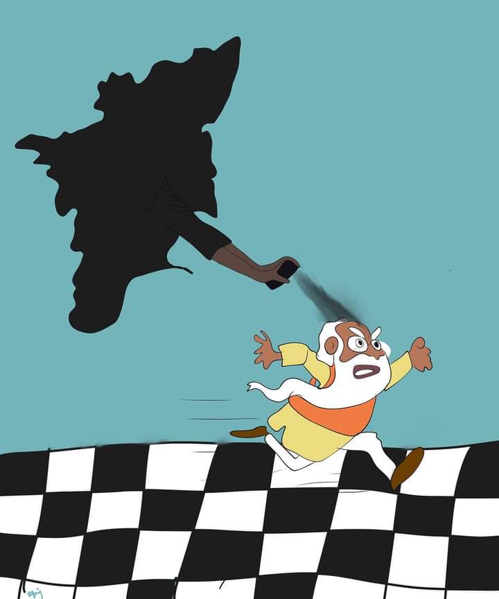 Schumy_Official's tweet photo. #GoBackModi 

Art ©shajan https://t.co/erY4RM7QkJ