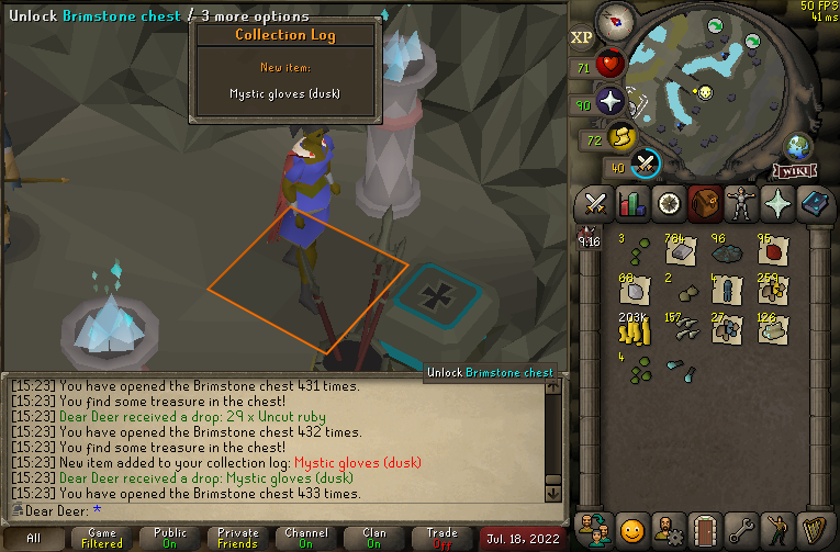 deardeerRS's tweet photo. Pet #31 and slayer gains. https://t.co/5VhvDuYVJq