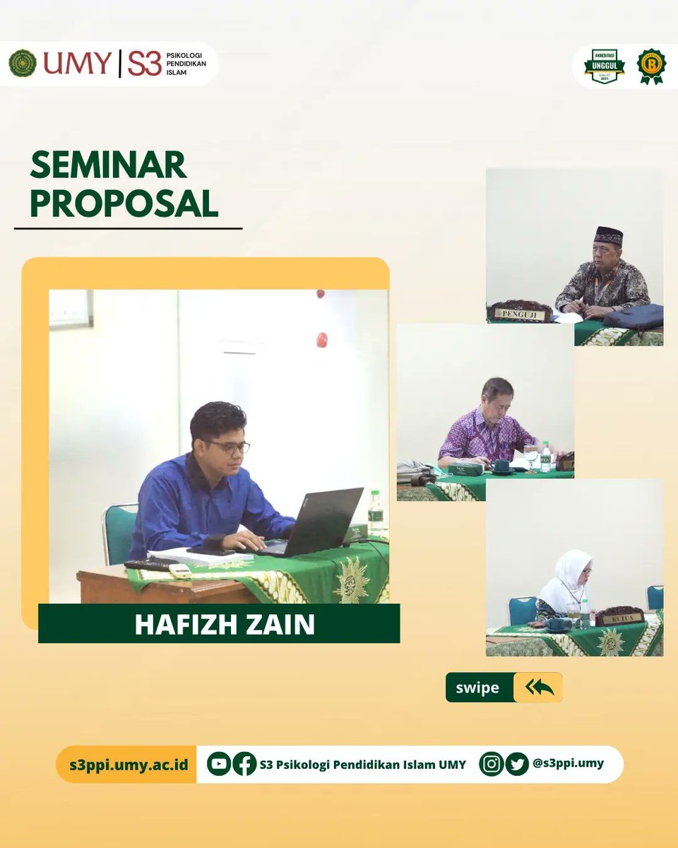 S3PPIUMY's tweet photo. [ Seminar Proposal ]

Telah dilaksanakan Seminar Proposal atas nama Ahmad Hidayat, Adi Heryadi, Rochman Basuki, dan Hafizh Zain Abdillah pada Rabu (28/07).

Selamat, semoga sukses dan lancar dalam melanjutkan penelitian!

#kampusmudamendunia #umyogya  #pascasarjanaumy #ppiumy https://t.co/oif4504gVv