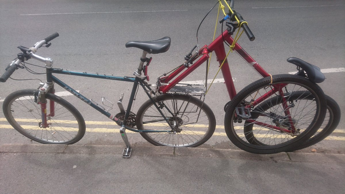 ed_don's tweet photo. @ExeterCycling @ExminsterMarsh Trips to the Recycling Centre, donations to @RideOnExeter, delivering items sold on Marketplace. All in a days work for my everyday bike #Nplus1 https://t.co/LLrmUOtTCi