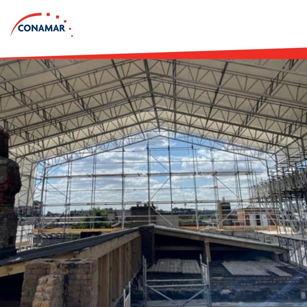 ConamarBuild's tweet image. A rolling roof has been installed at the Walworth Town Hall project, to protect the interior of the building while refurbishment works are taking place.

Keep up to date with projects on our website &amp;gt; bit.ly/3vkrbv7