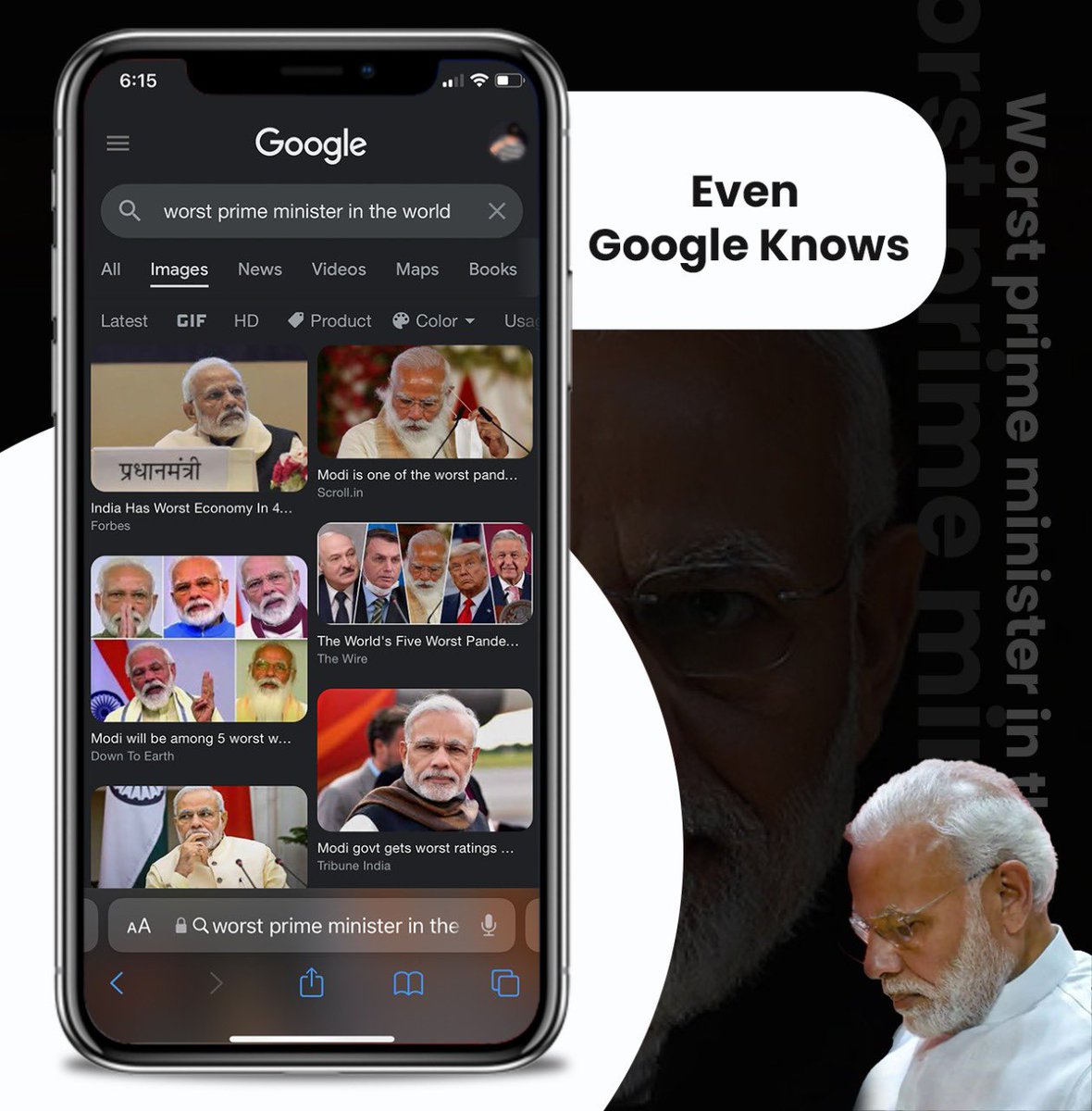 ysathishreddy's tweet photo. After seeing this,
Modi ji surely is going to put #GST on #Google search in India 😆 https://t.co/M25lSzSo3r