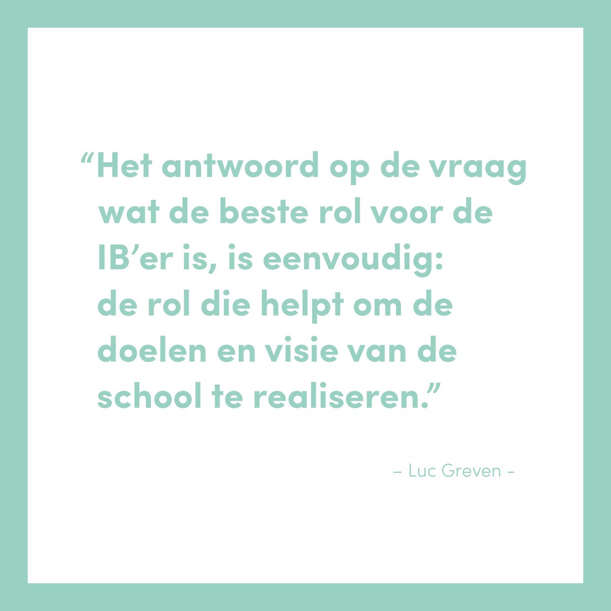 '𝗗𝗘' 𝗜𝗕'𝗲𝗿 bestaat niet. IB of KC? Of nog iets anders? Zoals Luc Greven in zijn nieuwe boek al aangeeft: het gaat om de rol die helpt om de doelen en visie van de school te realiseren.

Boek: de 10 principes voor de intern begeleider
Bestellen: instondoboeken.nl/product/350/De…