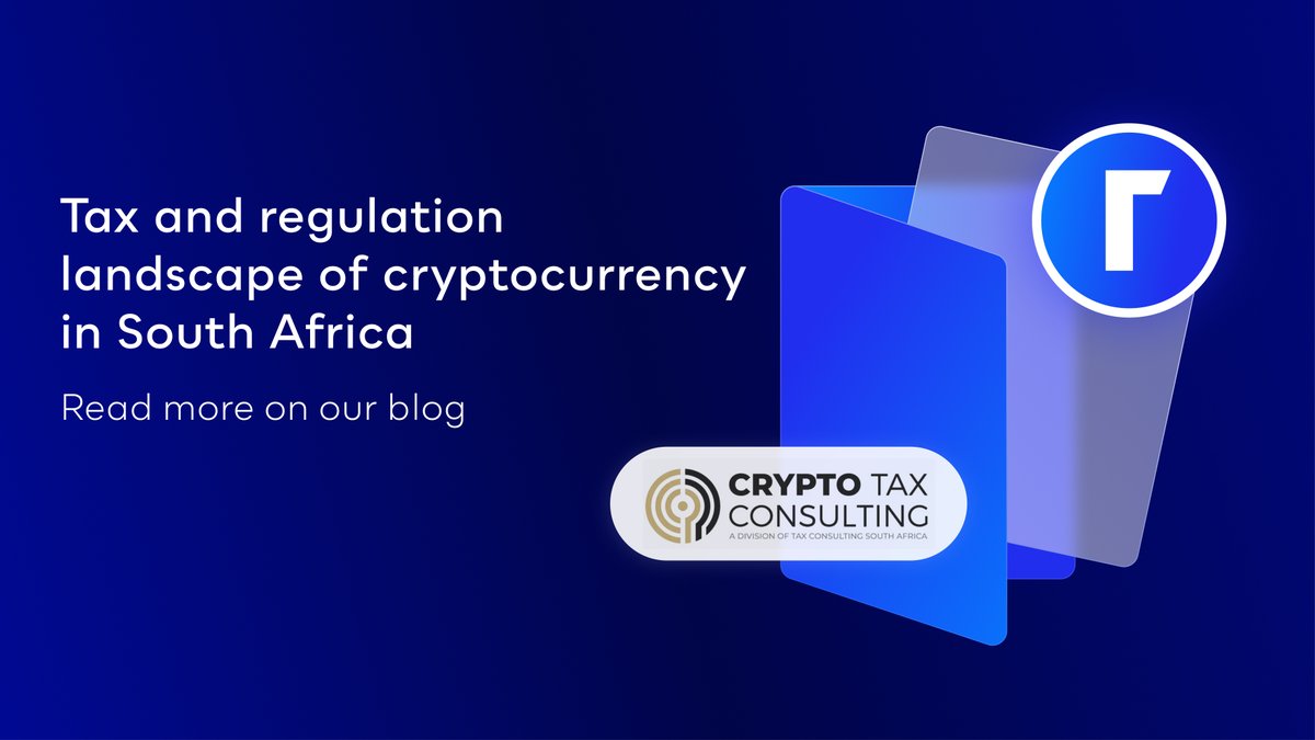 Altifyinvest's tweet photo. Regulation and tax go hand in hand. Many investors are questioning how SARS will tax your crypto as tax season approaches. Read more about how we have partnered with Tax Consulting SA to provide a solution enabling you to become crypto tax compliant. 

https://t.co/Eee33bqKa3 https://t.co/L8TBi9EP9X
