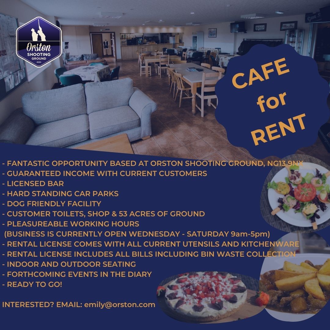 Our cafe is up for rent! 
Interested - email emily@orston.com