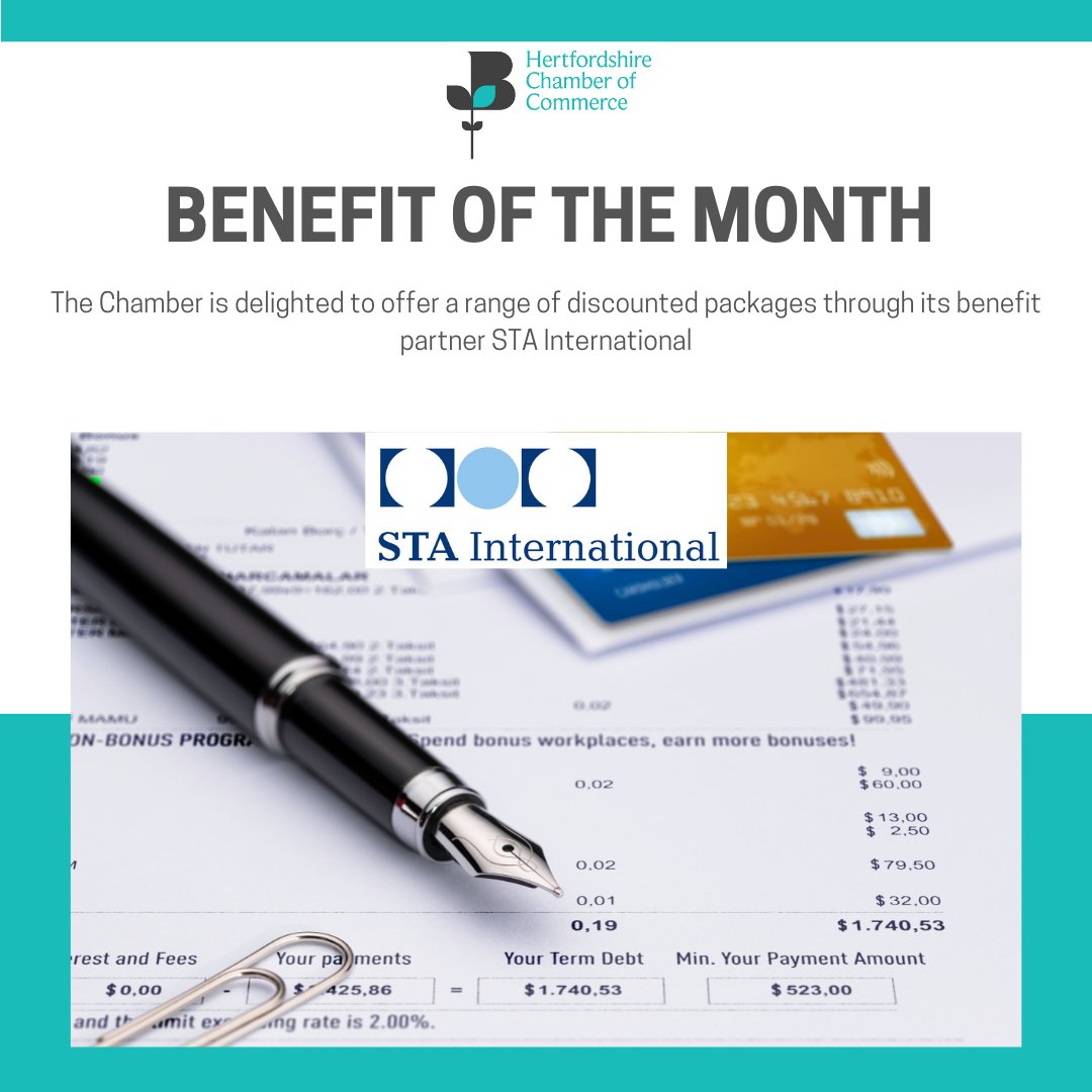 The July #benefitofthemonth provides our members' eligible employees with an an offer of a debt recovery service at the reduced rate of 8% on commercial debts and 12% on consumer debts &amp; £25 per trace.

All services are provided on a no win no fee basis

hertschamber.com/business-benef…