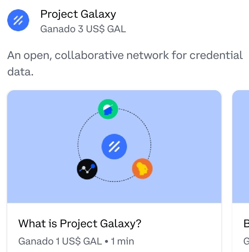 Felizmenteamar1's tweet photo. Nueva lección en #Coinbase #CoinbaseEarn.
Llévate 3$ de $GAL https://t.co/vFo7WfYJhr