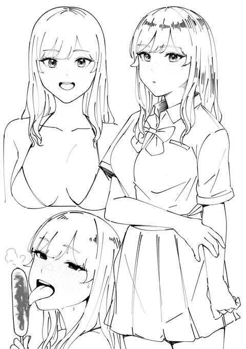 夏休みなので去年描いた生徒会長のちょっとしたやつ描きたい気持ち🫠 