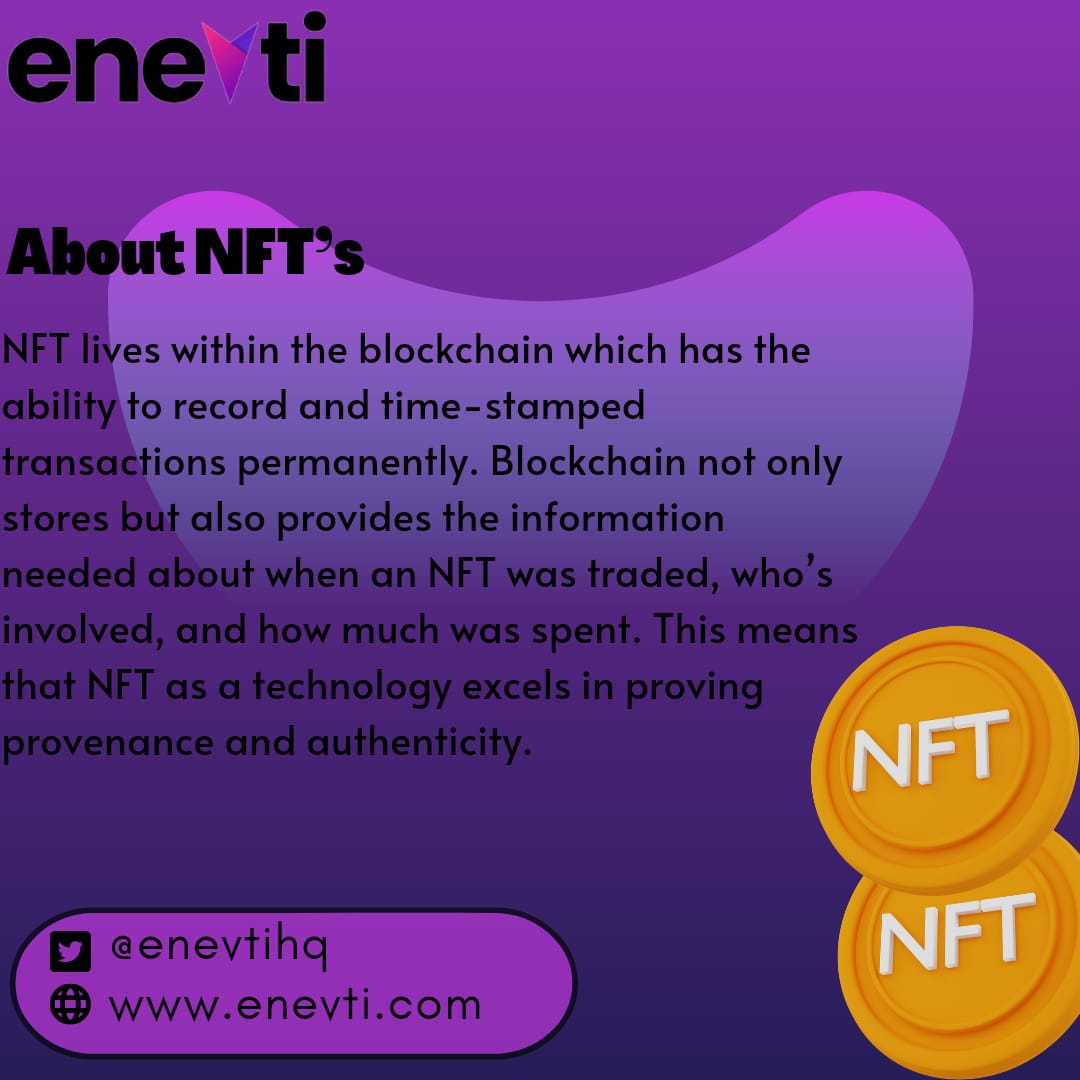 oteejoe's tweet photo. If at this point you are still not conversant with #NFTs then me do a crash course as to what NFTs Are.
NFTs are "unique" digital assets created in form of tokens which can not be interchanged or replaced because of its Unique properties. https://t.co/DPnMVbl7NE