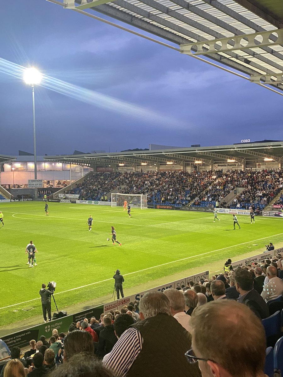 PSCSoccer's tweet photo. Great night at @ChesterfieldFC who did a fantastic job hosting two elite European clubs, @RealBetis v @OM_Officiel. Good competitive game that ended in a 1-1 draw. Both clubs very happy with the venue. Wishing all 3 involved all the best for the upcoming season! 💪🏻 https://t.co/CrjSr0zlo2