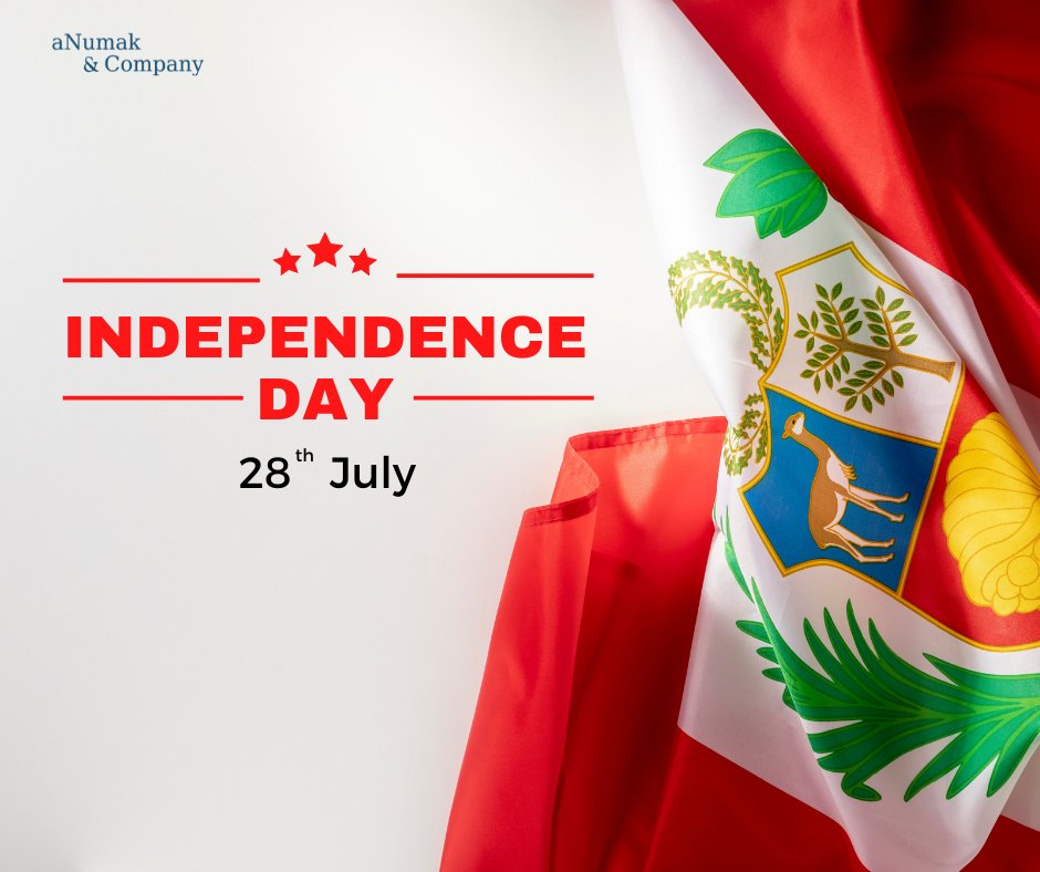 We wish all of our colleagues and clients a very HAPPY INDEPENDENCE DAY

#anumakandcompany #Peru
#IndependenceDay #IndependenceDay2022 https://t.co/H3WpExDZ1l