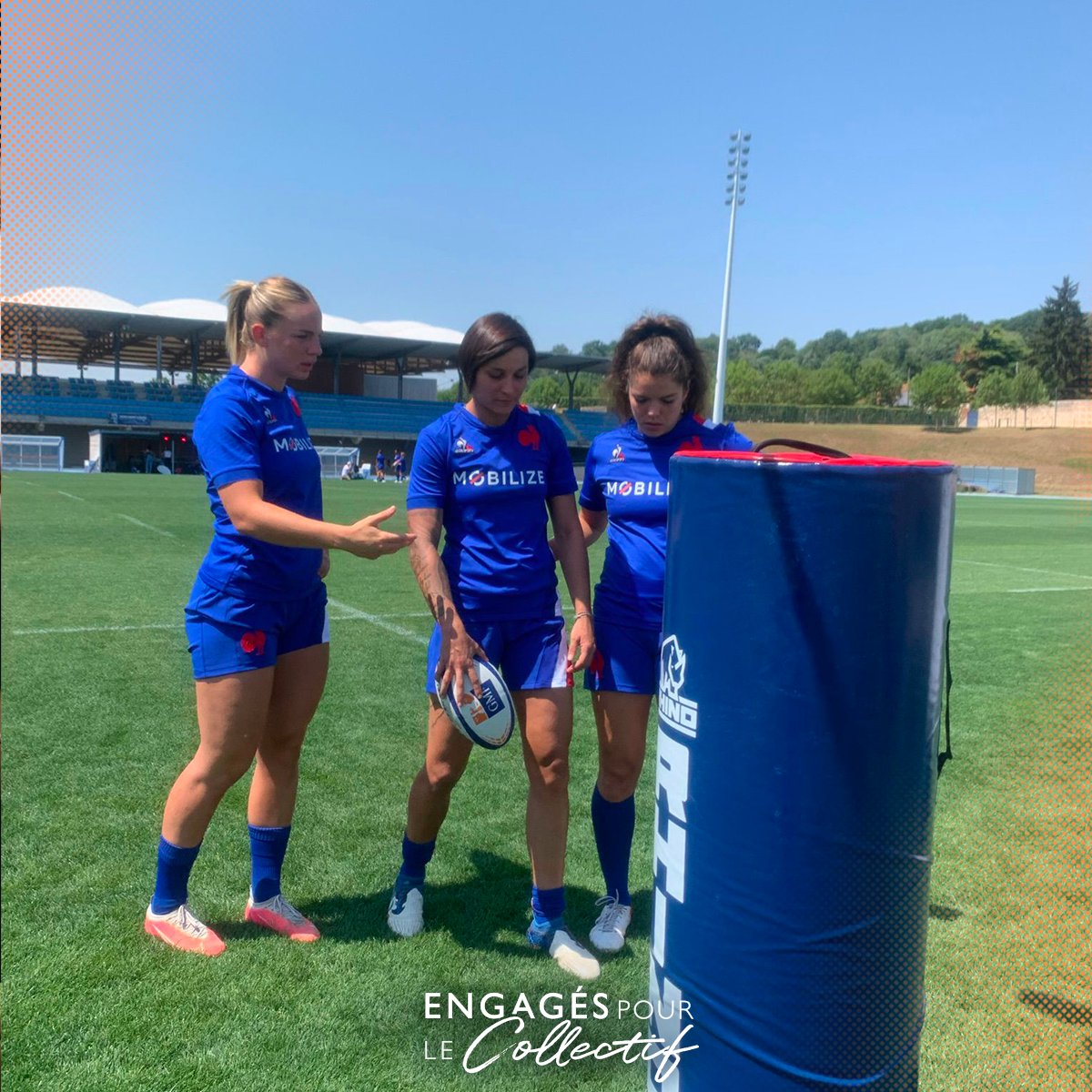 Récap' du shooting du XV de France féminin à l’occasion de la 𝐜𝐨𝐮𝐩𝐞 𝐝𝐮 𝐦𝐨𝐧𝐝𝐞 𝟐𝟎𝟐𝟐 ! Hâte de voir le résultat ? 🔥🎉 #EngagésPourLeCollectif @FranceRugby #XVdeFrance #NeFaisonsXV @WorldRugby_FR