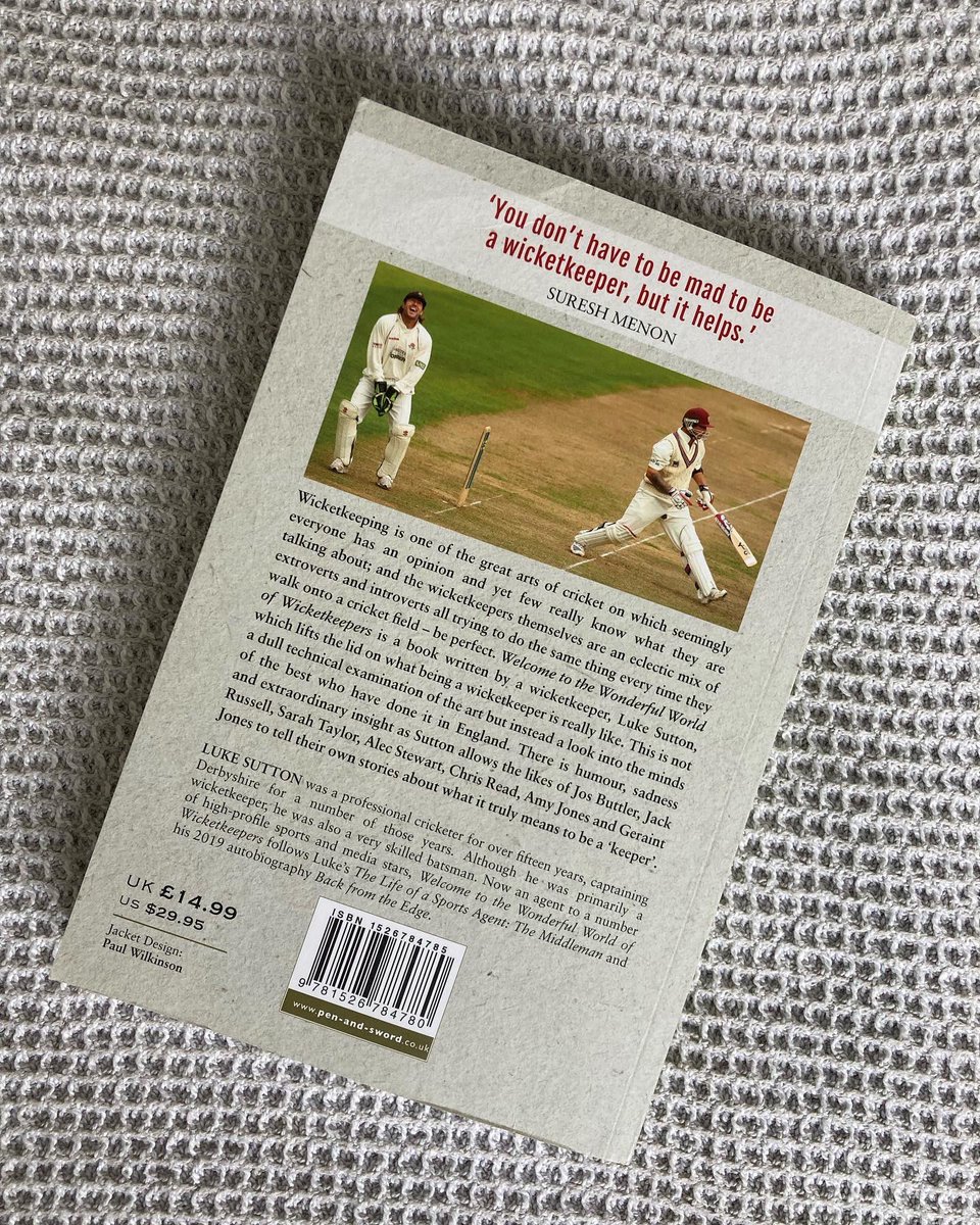 Really enjoyed “Welcome to the Wonderful World of Wicket Keepers”by <a href="/luke_sutts/">Luke Sutton</a> 

A should read for all ‘keepers, but well worth a read for all cricketers and coaches to better understand the least understood role in the game. #WicketKeeping #Cricket