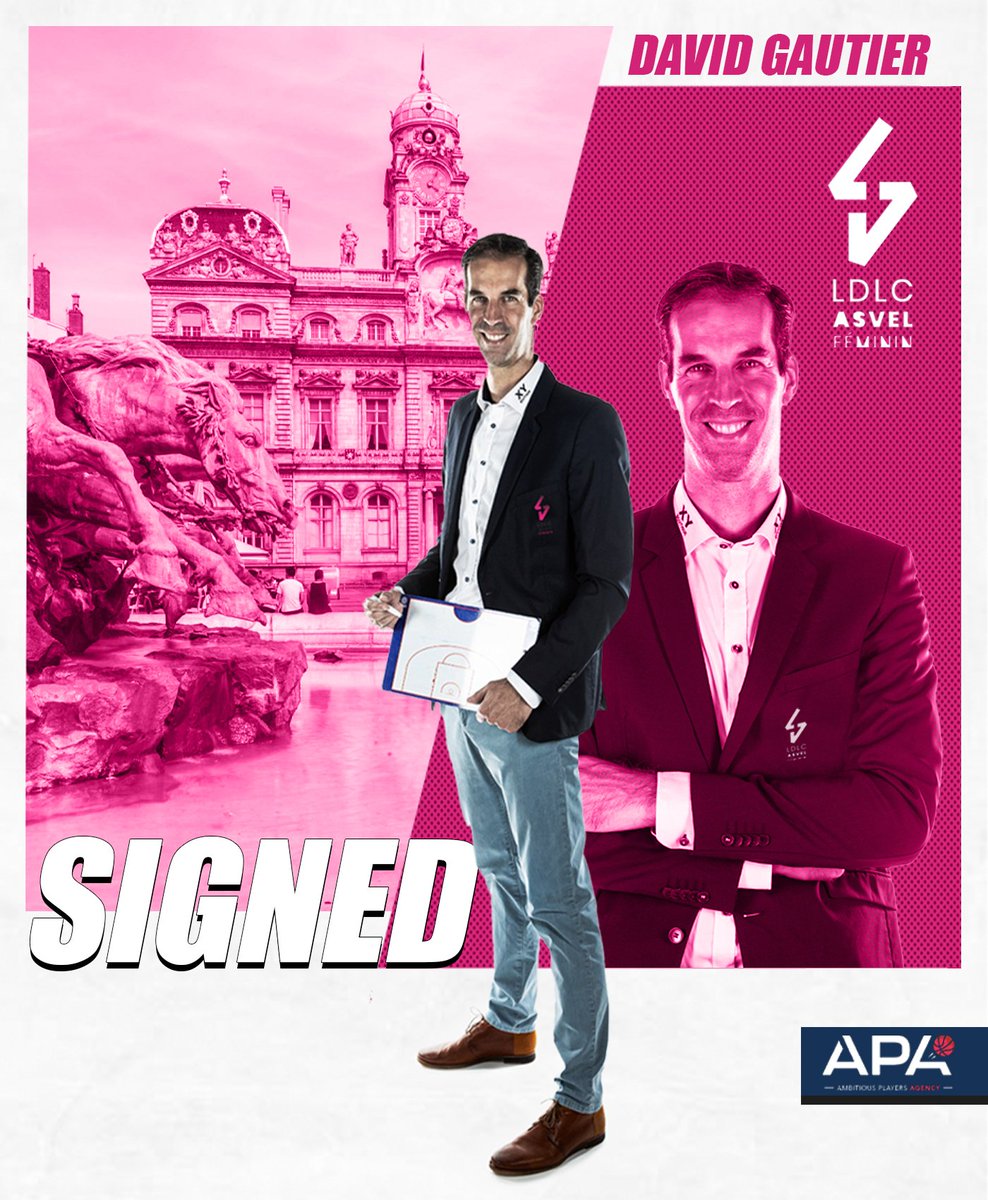 Congratulations to David Gautier, who is the new <a href="/ASVEL_Feminin/">LDLC ASVEL Féminin</a> Head Coach, for the next two years.