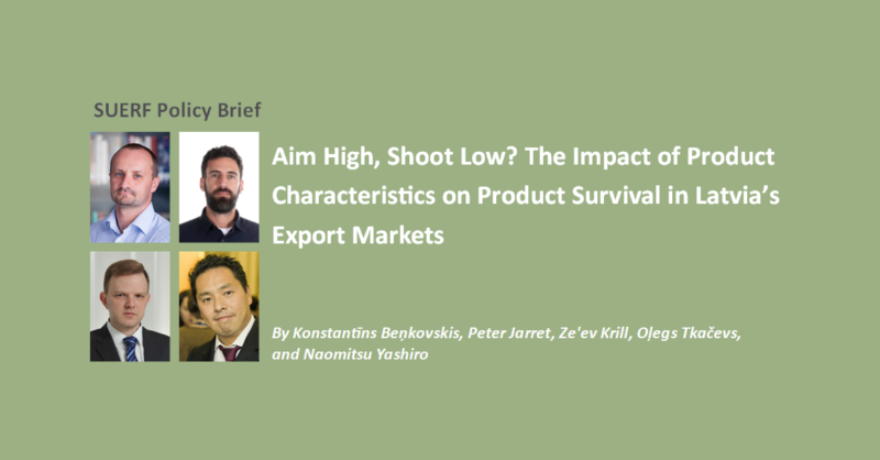 suerf_org's tweet photo. #SUERFpolicybrief “Aim High, Shoot Low? The Impact of Product Characteristics on Product Survival in Latvia’s Export Markets” by Konstantīns Beņkovskis, Peter Jarret, Ze'ev Krill, Oļegs Tkačevs, and Naomitsu Yashiro @LatvijasBanka @OECD
#productsurvival #productcomplexity