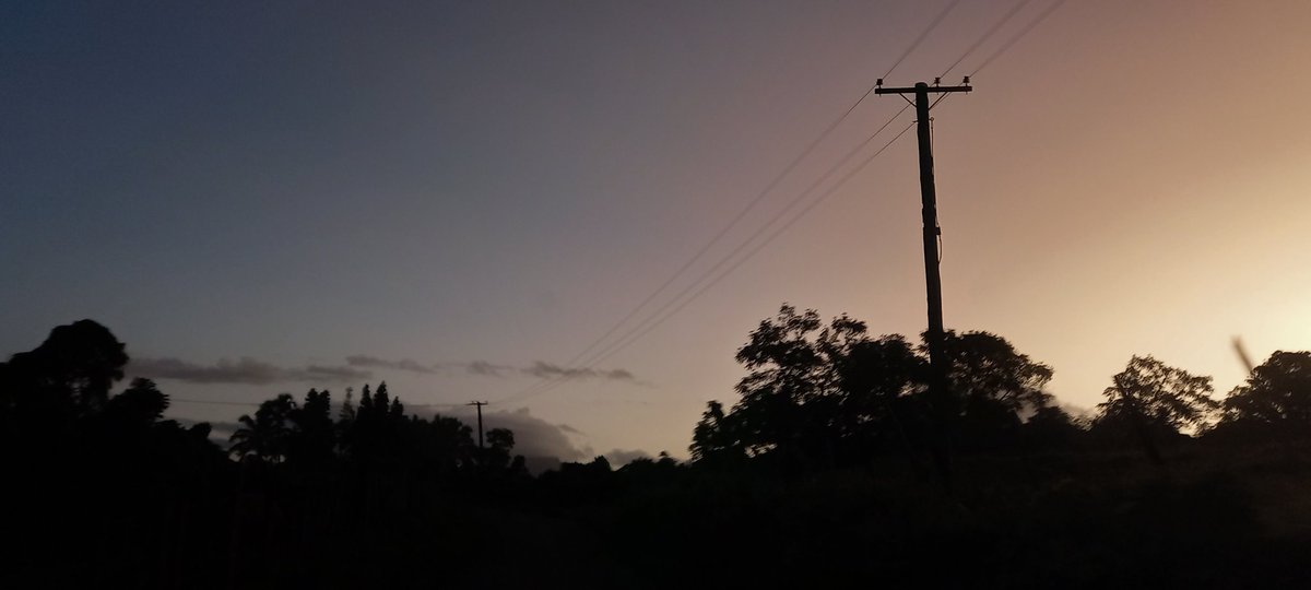 Sunset at Lutu Wainibuka, Naitasiri🇫🇯