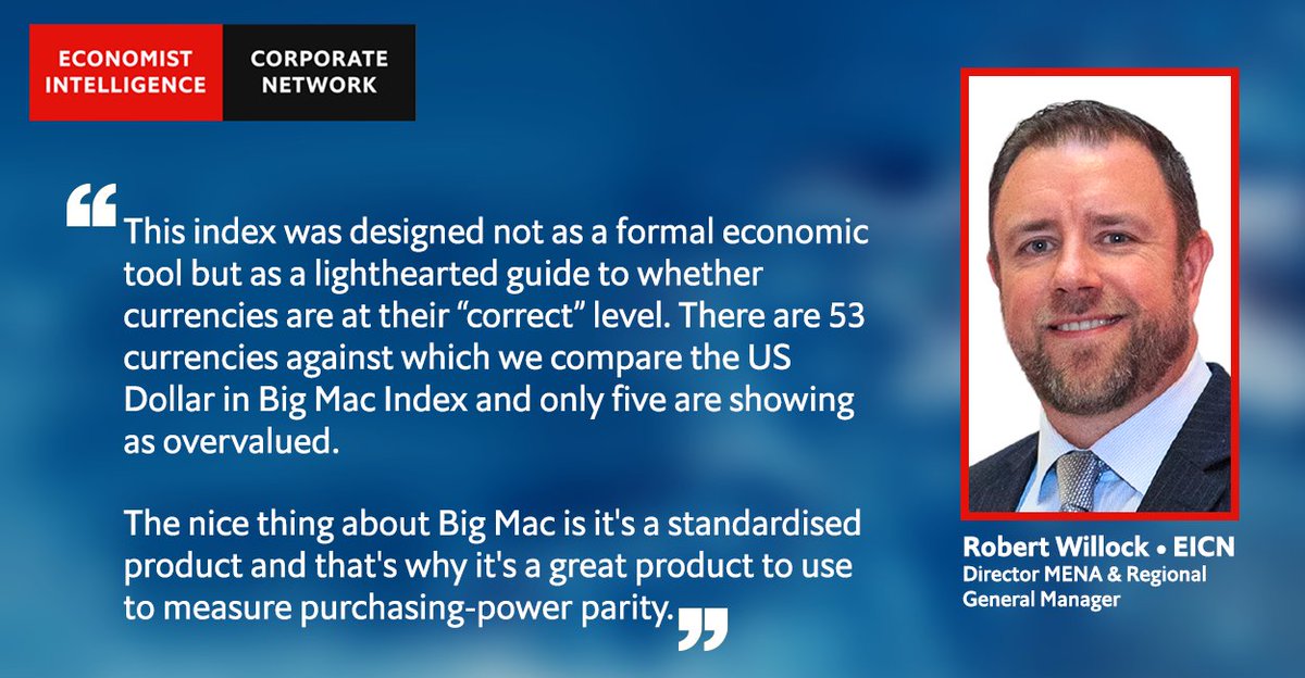 eicn_global's tweet image. Check out the latest episode of &quot;The Business Breakfast&quot; Bitesize podcast on @DubaiEye1038FM wherein @RobWillock interacts with the hosts, @richardradiodxb and @HeyBrandyScott to discuss the latest #BigMacIndex, a measure of relative #currency value.

econ.st/3OEfTZt