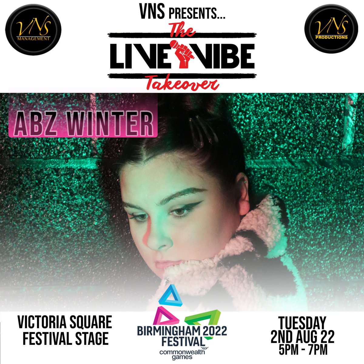 So excited to perform here xx <a href="/VNSManagement/">Vanessa Sinclair</a> <a href="/birminghamcg22/">Birmingham 2022</a> <a href="/ItsLiveVibe/">Live Vibe</a> not long now Birmingham