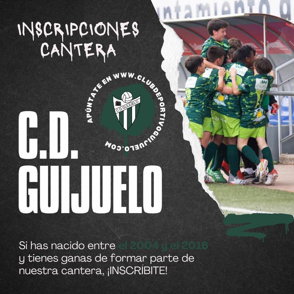 ¿ǫᴜɪᴇʀᴇs ғᴏʀᴍᴀʀ ᴘᴀʀᴛᴇ ᴅᴇ ɴᴜᴇsᴛʀᴀ ᴄᴀɴᴛᴇʀᴀ?

Si has nacido entre 2️⃣0️⃣0️⃣4️⃣ y 2️⃣0️⃣1️⃣6️⃣ ya puedes pasar a formar parte de esta familia💚

Podrás hacer tu inscripción desde tu 📱una manera muy sencilla . 

Pincha el link 👇🏻

clubdeportivoguijuelo.com/es/publication…