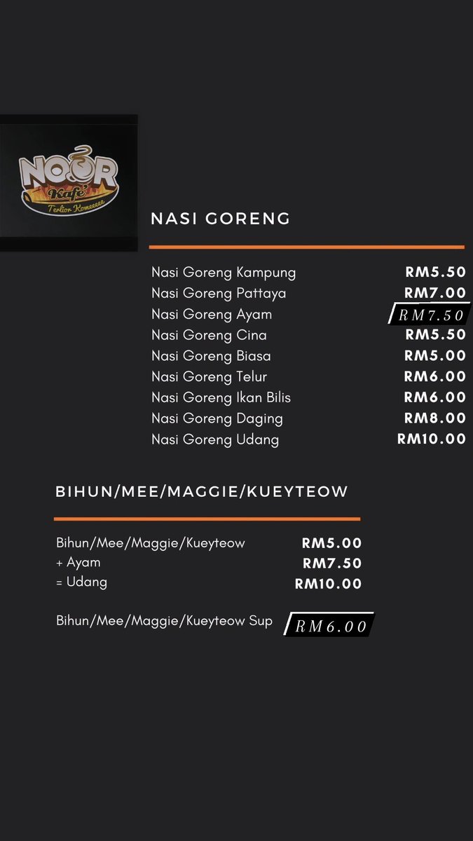 Ada masa lagi nak order✨ 

Berdekatan dengan panorama, pick up/cod available. Tapi untuk cod tu, biarlah berpatutan. Ni order satu, suruh cod. Nk caj cod pun serba salah sebab "ala dekat je dgn kedai" katanya 🤌 

wassap.my/60189541682

<a href="/MohKeIpoh/">Mohhh!</a> <a href="/ohhmyperak/">OHHMYPERAK !</a> <a href="/PerakFood/">Perak Food</a>