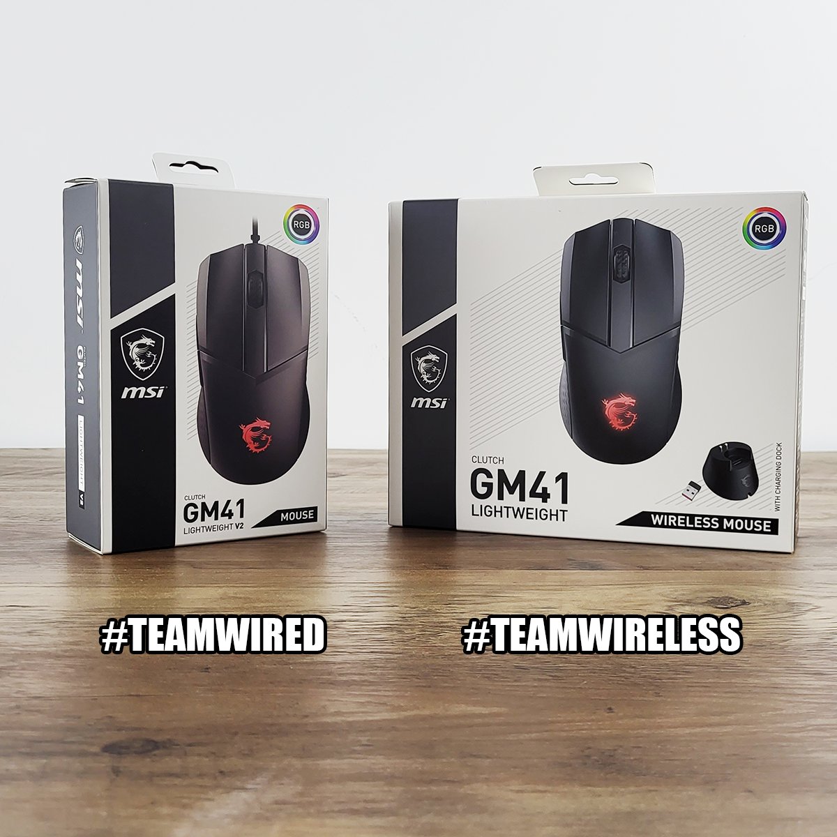 MSI__UK's tweet photo. Which team are you on? 👀
#TeamWired or #TeamWireless https://t.co/eb4OhixPaW