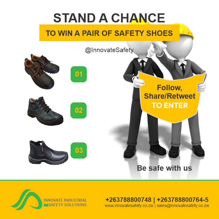 InnovateSafety's tweet photo. This competition runs until 04 August .
Take a screenshot of your retweeted Flyer at the of this competition.
Top 3 screenshots with highest number of likes will each win a pair of Safety Boots.
#BeSafeWithUs
#SafetyFirst https://t.co/NTydbfczB2