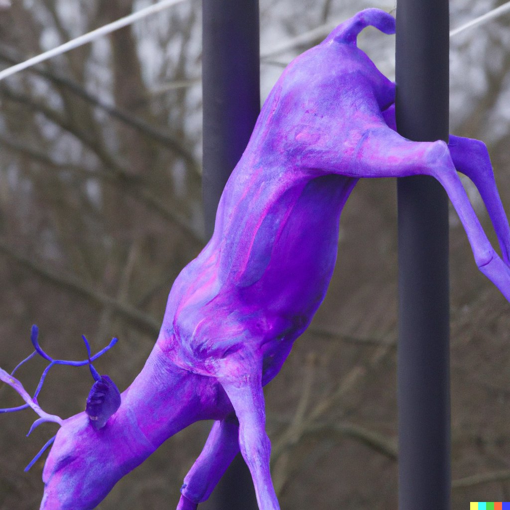 Spring_Buck's tweet photo. @VutieDeer "Purple deer showing off it's amazing butt" x3 https://t.co/iMdNWAwIYd