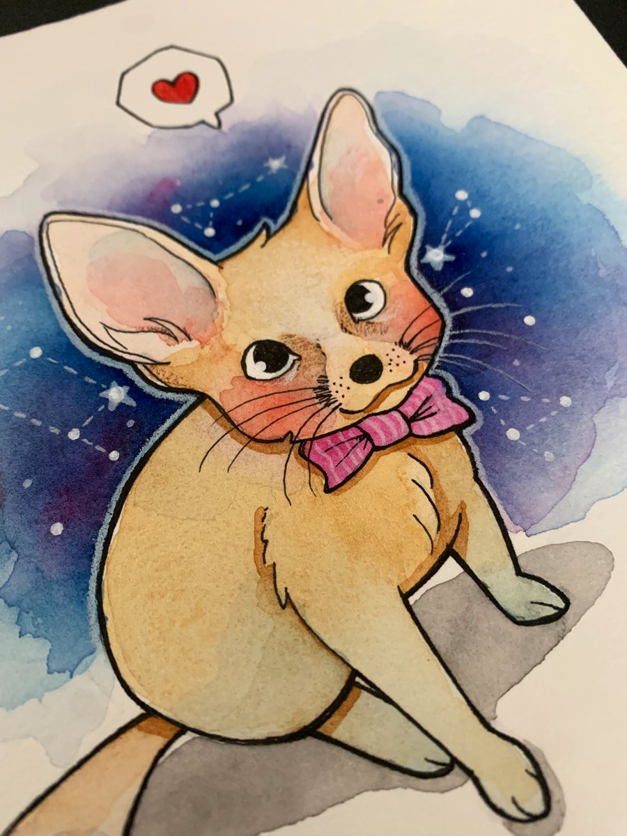 Hikasawr's tweet photo. He is all done! 🌌 https://t.co/JGkVfL4C08