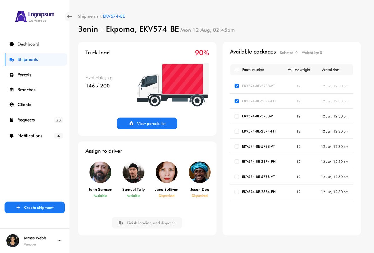 _turi69's tweet photo. Hey guys 👋🏼, it’s been a while so I designed few dashboard screens for a fictional shipment company. #figma #uidesign #uiuxdesign https://t.co/ty1mPRvjZ8