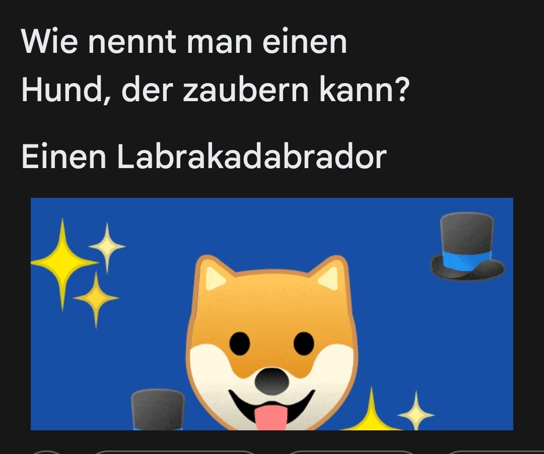 neo6314's tweet photo. hahaha, habe mir ein Witz von Google erzählen lassen und musste iergendwie an eine Figur von @MikkelMachts denken. https://t.co/El8egqE3Z6