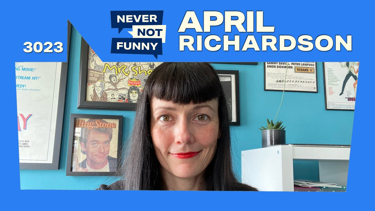 NeverNotFunny's tweet photo. April Richardson at last returns to NNF on this week's episode. If you aren't part of #NNFPlatinum you're missing out! Here's a look at the video! Sign up now at https://t.co/F7fVBVF3YZ!

Jimmy asks April about what the heatwave has been like in England

➡️https://t.co/HYQYym8KaT https://t.co/yHHPoIzqzL