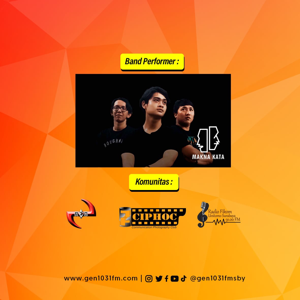gen1031fmsby's tweet photo. Sobat GEN, bingung mau kemana malam minggu ini? Skuy, ajak bestie atau pacar kamu ke GASPOOLL (GEN Suroboyo Pooll) bareng DECOLGEN di Kopi Sae Jl Margorejo Surabaya, mulai jam 7 malam nanti.
#gen1031fmsby #suroboyopooll #GenGaspool https://t.co/RgQdLQfRFE
