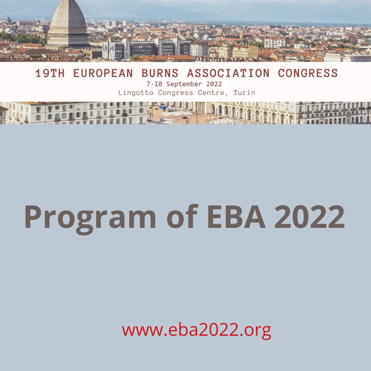 Proud to present the full program of the 19th European Burns Association Congress!
All plenary speakers and abstract presentations are now published on hubs.li/Q01hC-mY0. New this edition: Coffee with the Expert + workshops!
#europeanburnsassociation #eba #burns