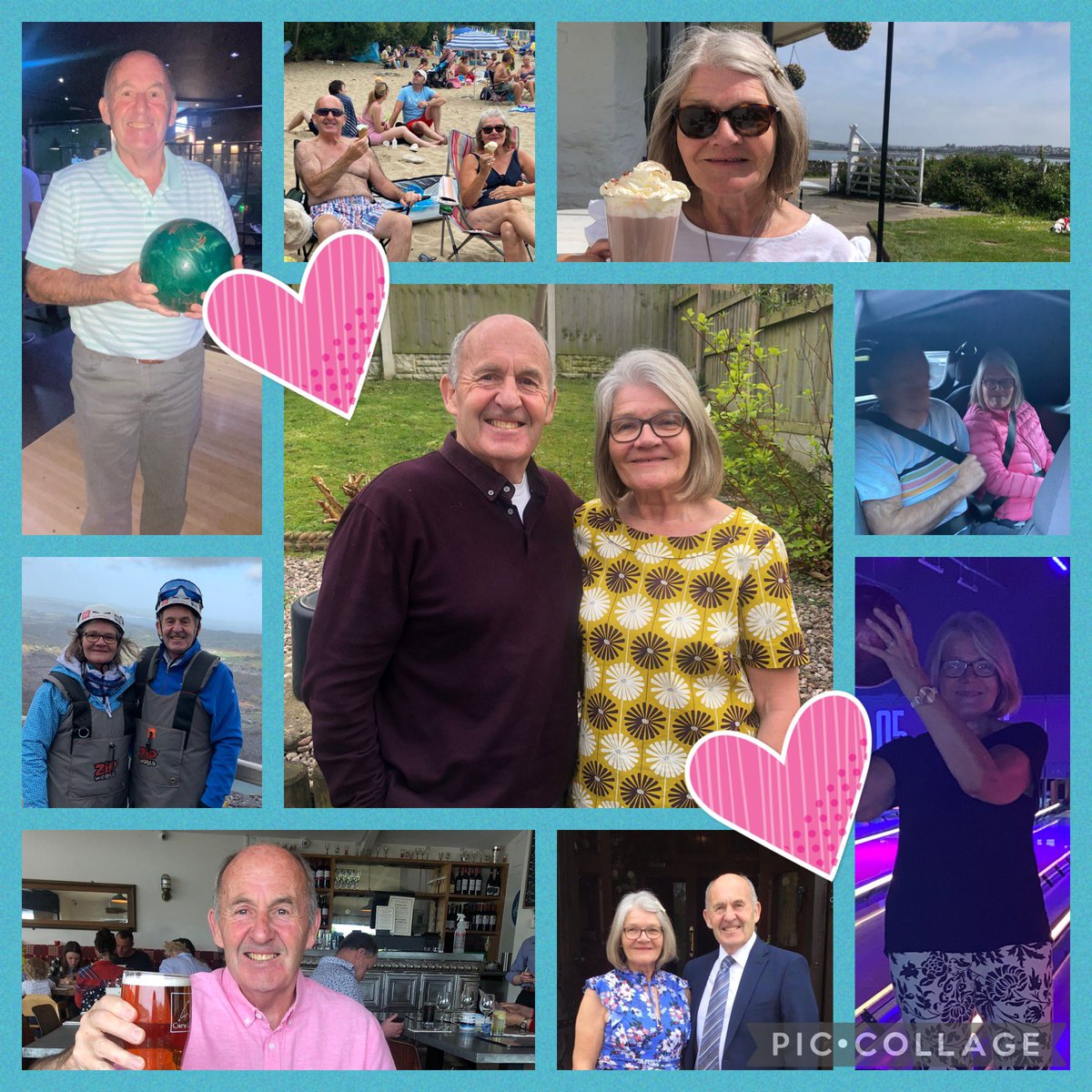 Nialwl28's tweet photo. Penblwydd Priodas Hapus i’r Mam a Dad Gorau yn y Byd i gyd. 49 mlynedd o hwyl a chariad. Dach chi’n neud gymaint i ni a ‘dan ni mor ddiolchgar. Mae heddiw yn ddiwrnod i chi (jyst heddiw, ha ha!!!!!!) Joiwch eich diwrnod, 
Caru chi loads a loads xx💗💙xx https://t.co/kdfRVkoHXM