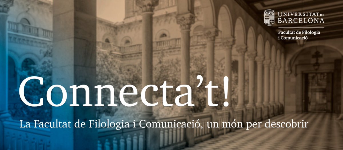 FilComUB's tweet photo. #SomFilComUB | Acabem de publicar una nova edició del 'Connecta't', el butlletí institucional amb el qual donem a conèixer el talent i els professionals que tenim a la @FilComUB.
👉Doneu-li una ullada i veureu un bon grapat de cares conegudes: https://t.co/0YPwuILwyd https://t.co/aFVy6AG22J