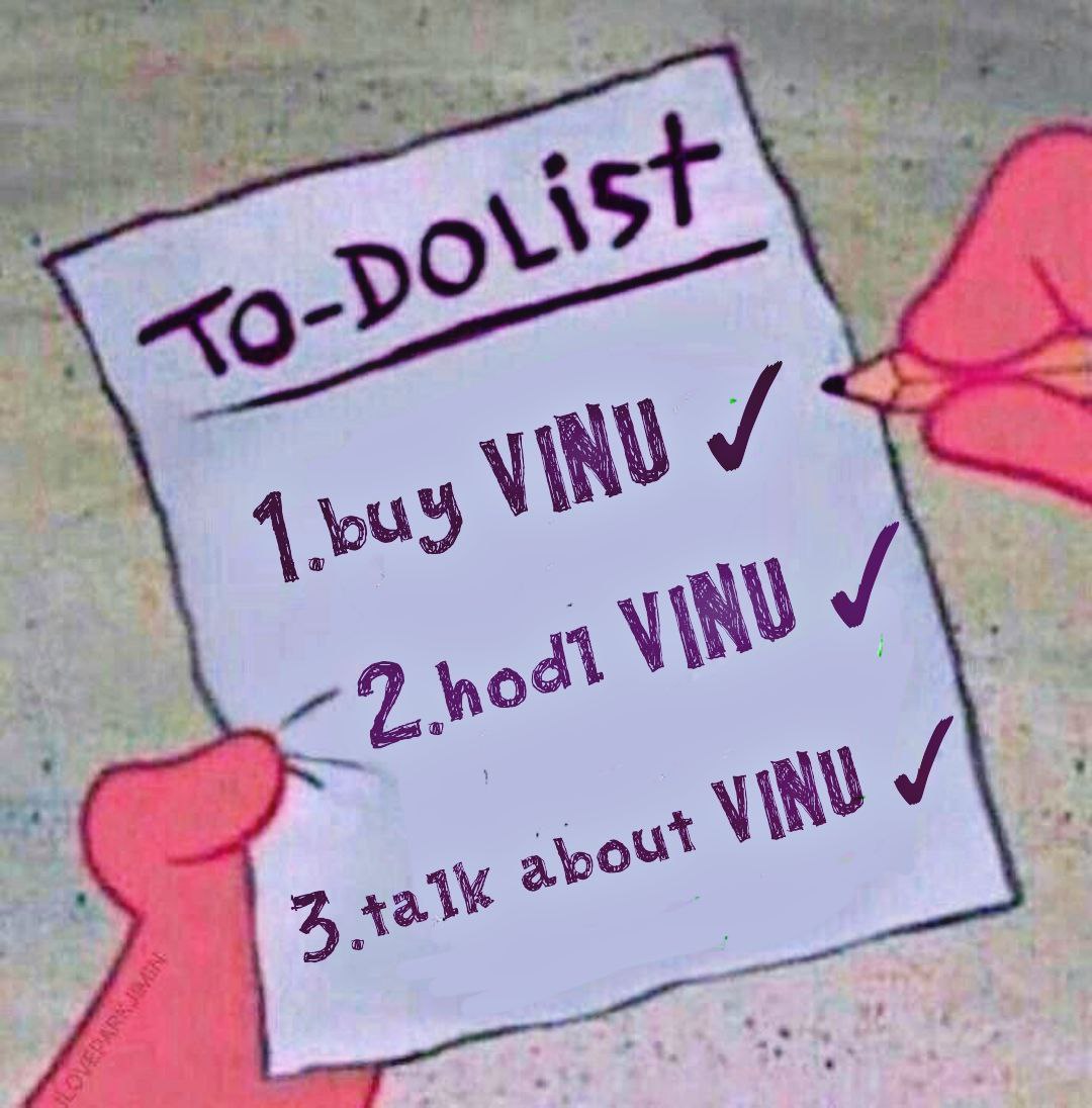 <a href="/TheMoonCarl/">Carl Moon</a> I will buy just $VINU every week ✅️