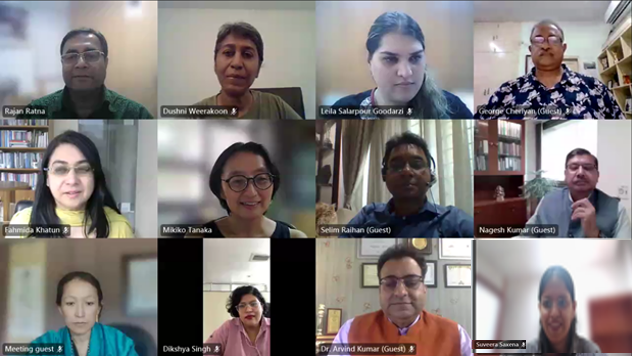 SSWA_UNESCAP's tweet photo. 2022 Annual Strategic Meeting of South Asia Network on the Sustainable Development Goals (SANS) virtually held today with members shared views on upcoming sixth #South #SouthWestAsia Forum & next steps on expanding network.
@UNESCAP #SANSSDGPROJECT @RajanRatna #subregional #SDGs https://t.co/C28eXnq3gj