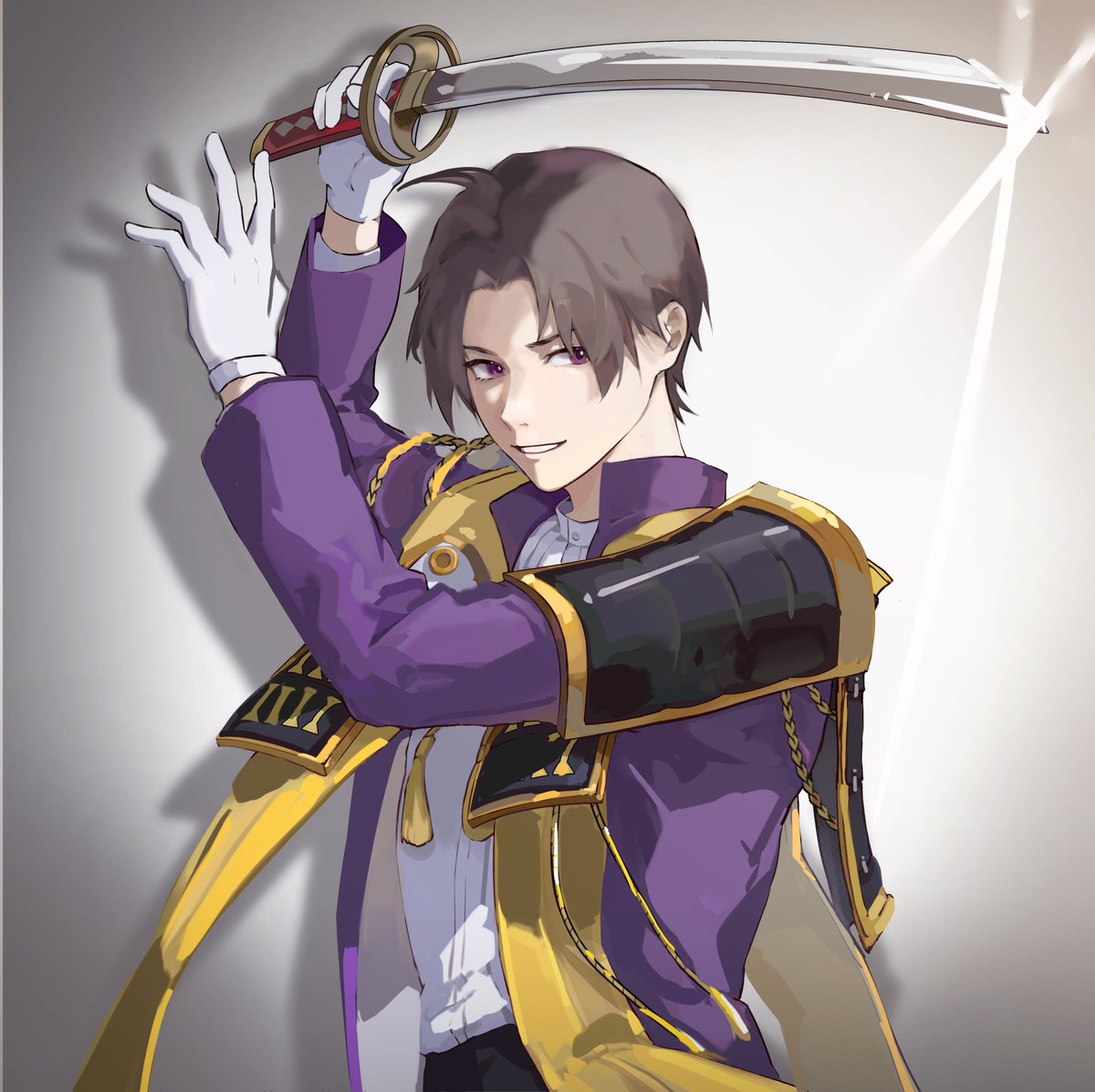 5年前に2人が大好きで、今年になってから描き始めました....
#刀剣乱舞  #山姥切国広　#へし切長谷部