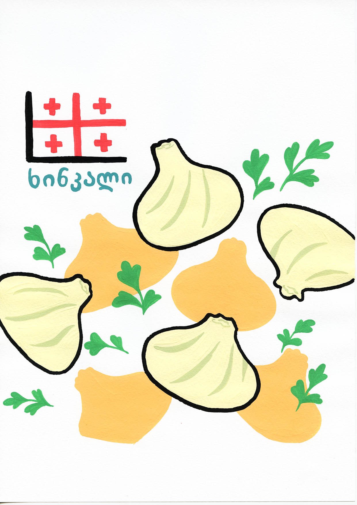 Fumiishiwata Illustration グルジア料理が食べたい ヒンカリ Illustration Fumiishiwata Georgia Lifestyle Illustrator Graphicdesign イラスト イラストレーター イラスト好きな人と繋がりたい 水餃子 食べ物イラスト 絵描きさんと繋がり