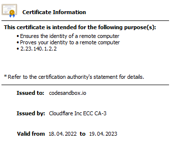 lucabogdan's tweet photo. @3plusalpha @codesandbox Hey @3plusalpha , our SSL certificates are fine, this usually happens when the date is not set correctly, so you might want to check that. https://t.co/ufkhEcsjNx