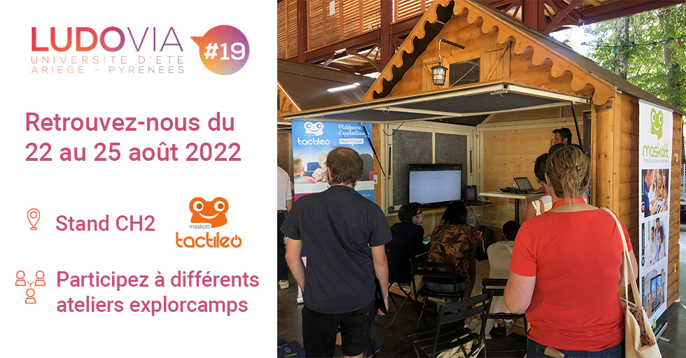 TactileoEdu's tweet photo. [#LUDOVIA19]
Fidèle partenaire, nous serons présents 
📍 Stand CH2 🐸
👥et sur les ateliers #Explorcamps orientés sur l’accès à de nombreuses #ressources pédagogiques pluridisciplinaires dans un environnement éthique et numérique : https://t.co/ME30x7rURF
🤗Hâte de vous retrouver https://t.co/9u5ZCHdO6Z